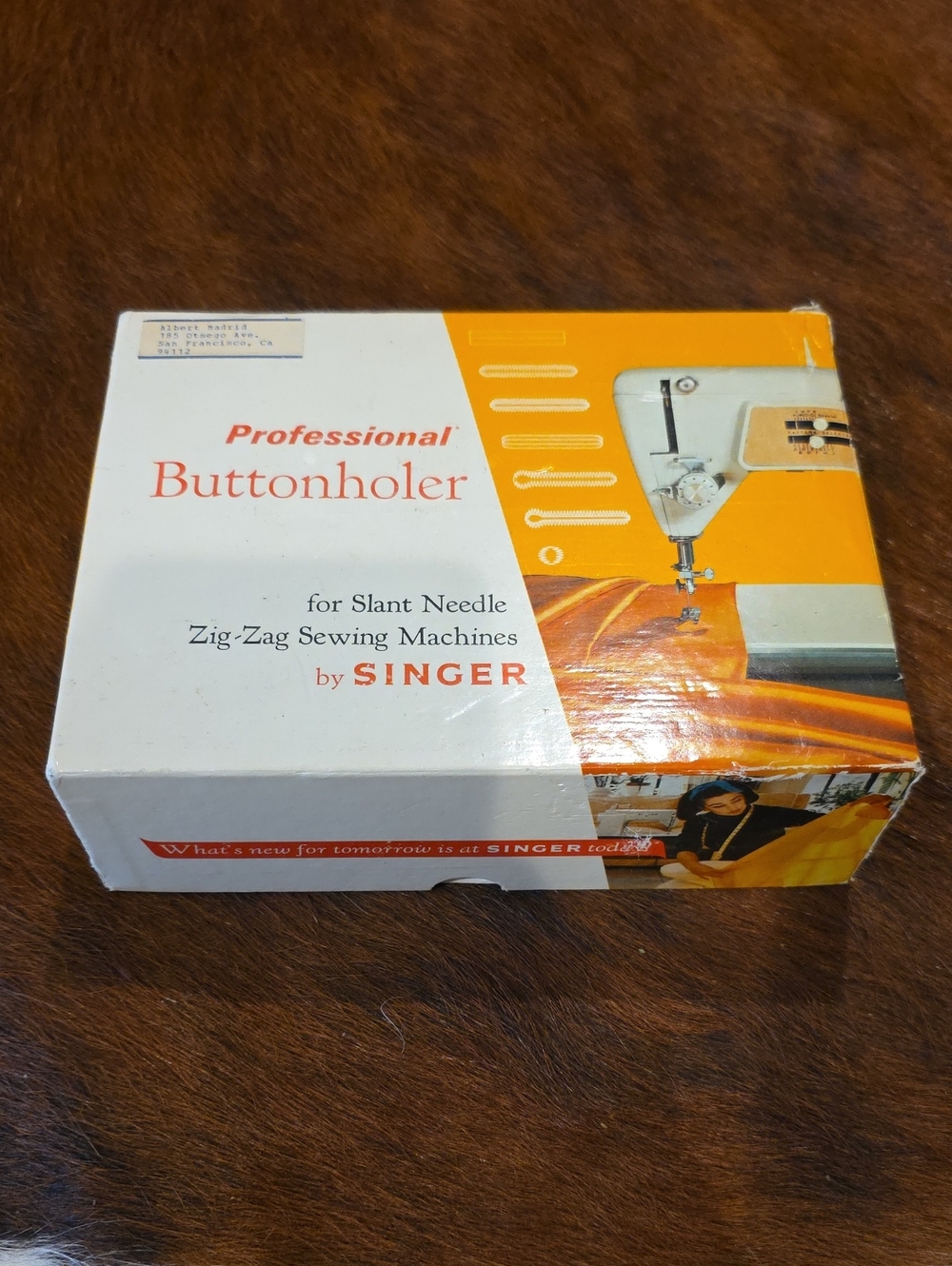Singer Professional Buttonholer Vintage Attachments 1967